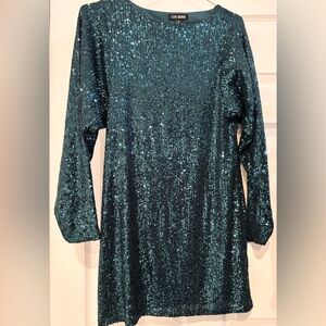 NWT Steve Madden Holiday Ginger Sequin Mini Dress Size M